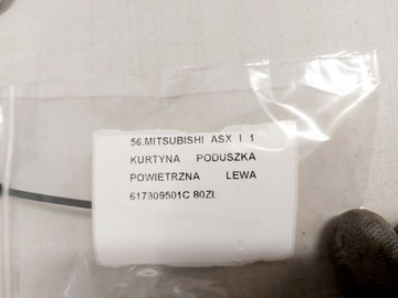 MITSUBISHI ASX 1 I ZÁVĚS AIRBAG LEVÝ ULOŽENÍ VZDUCHOVÁ 617309501C