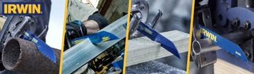 Полотно для лобзика HCS 100мм 10TPI 5 шт IRWIN