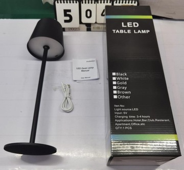 БЕСПРОВОДНАЯ НАСТОЛЬНАЯ ЛАМПА С СЕНСОРНОЙ ЗАТЕМЛЕНИЕМ НОЧНИКА USB