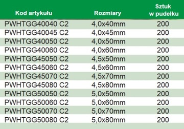 Саморезы из нержавеющей стали для террас, доски 5х60