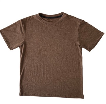 8XL Duże brązowe koszulki męskie Tshirt męski koszulka bawełna 100% 8XL