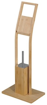 Stojak WC 82x16,3cm z wieszakiem na papier ,BAMBUS