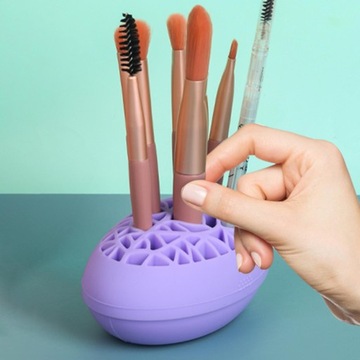 Набор из 2 силиконовых кистей для макияжа для вашего стола.