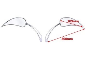 МОТОЦИКЛ ЗЕРКАЛА СЛЕЗЫ чоппер кастом боббер