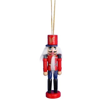 DZIADEK DO ORZECHOW FIGURKA DREWNIANA ZAWIESZKA