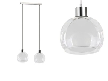 LAMPA SUFITOWA,ŻYRANDOL NAD STÓŁ DUO II 7-208 LED