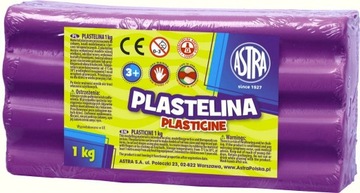 Plastelina Astra 1 kg Luzem Fiolet