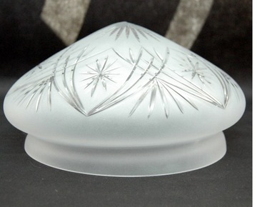 Klosz kryształowy szlifowany do lamp mosiężnych