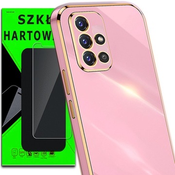 Etui OXYGEN GLOW do Samsung A71 + szkło hartowane
