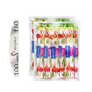 ABA GROUP 50x pilnik do paznokci ŁÓDKA FAT 100 180