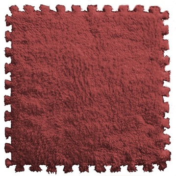 Mata do zabawy edukacyjna 32x32 cm brązowy