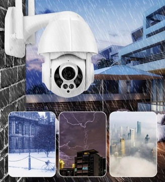 ВРАЩАЮЩАЯСЯ НАРУЖНАЯ IP-КАМЕРА WIFI ZOOM 4X FULL HD