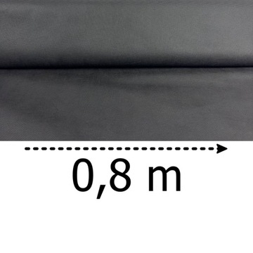 Агротекстиль против сорняков - черный 0,8х10м Bradas AWB5008010