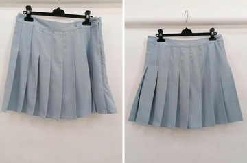 SPÓDNICA NIEBIESKA ELEGANCKA MINI 42 XL 1AAQ