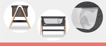 Детская кроватка PINO с МОСКИТНОЙ СЕТКОЙ, МАТРАСОМ, ПОЛКОЙ ДЛЯ ПОСЛАНИЯ