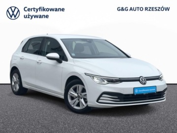 Volkswagen Golf VIII Hatchback 1.5 TSI EVO 130KM 2022 Volkswagen Golf Life 1.5 TSI 130KM, Serwis ASO, Gwarancja, FV23 1.5 129KM, zdjęcie 1