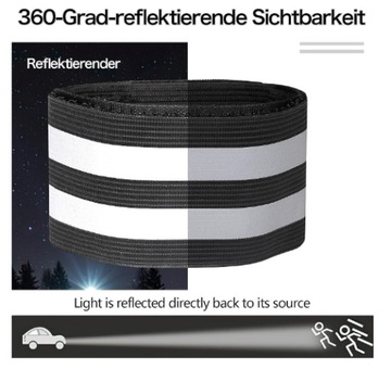 НАБОР СВЕТООТРАЖАЮЩИХ ЛЕНТ С ЗАВИСКОЙ ДЛЯ ВИДИМОСТИ