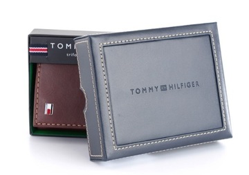 PORTFEL MĘSKI TOMMY HILFIGER SKÓRZANY ELEGANCKI