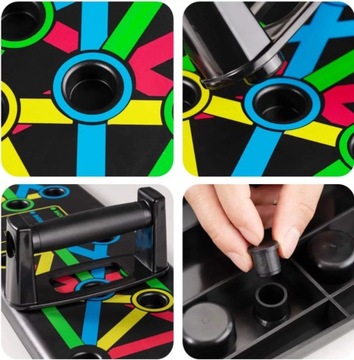 ТРЕНИРОВКИ + РУЧКИ ДЛЯ ПУШ-АП ДОСКА 14в1