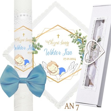 КРЕЩЕННАЯ СВЕЧА КОРОБКА ДЛЯ ОДЕЖДЫ ДЛЯ КРЕЩЕНИЯ