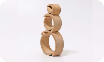 Grimm's - Радуга меньшего размера, 6 предметов 12м+ Натуральный