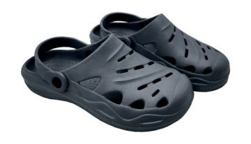 BUTY KLAPKI OGRODOWE lekkie STALOWY *41