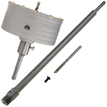 OTWORNICA FREZ DO BETONU 125MM SDS+ PRZEDŁUŻKA 600