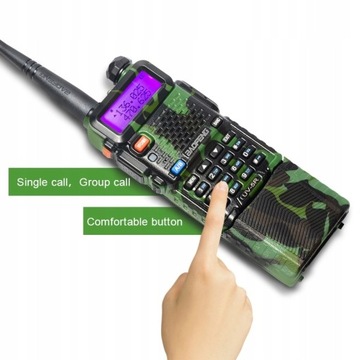 Krótkofalówka Baofeng UV-5R 10W 8800mAh czarny
