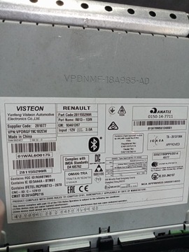 РАДИО CD RENAULT MASTER III 2010- 281155299R ОРИГИНАЛ ЕВРОПА