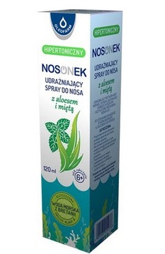 NOSONEK udrażniający WODA MORSKA z aloesem miętą