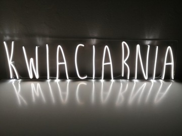 Neon Kwiaciarnia LED Reklama
