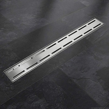 ODPŁYW LINIOWY Line Z SYFONEM 120cm STAL NIERDZEWN