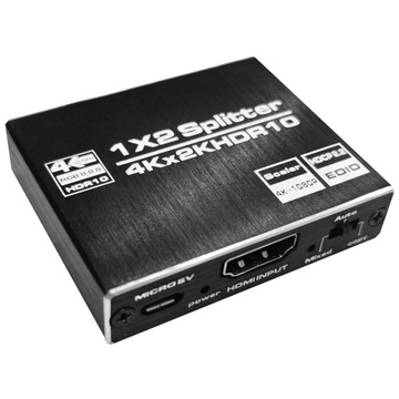 РАЗВЕТВИТЕЛЬ HDMI 2.0 ULTRAHD РАЗВЕТВИТЕЛЬ 1x2 HDCP 2.2
