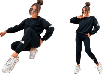 ЖЕНСКИЙ КОМПЛЕКТ ИЗ ХЛОПКА, ДЛИННЫЙ РУКАВ, ДЕКОРАТИВНЫЕ РУКАВА