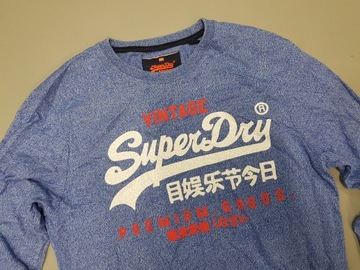 SUPERDRY koszulka z długim rękawem longsleeve vintage M
