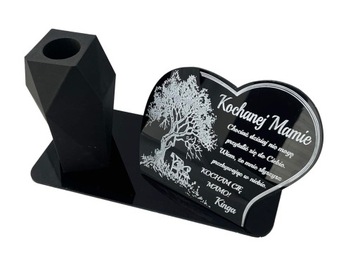 XXL подсвечник + надгробная ваза, надгробная статуэтка ДЕНЬ МАТЕРИ