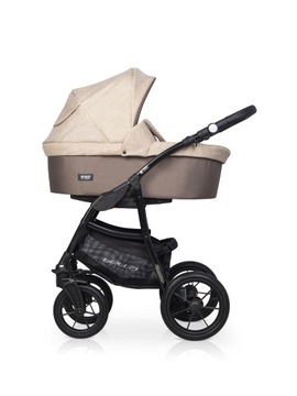 RIKO BASIC BELLA WÓZEK DZIECIĘCY 3W1 - KOLOR 06 SAND Z ADAPTERAMI