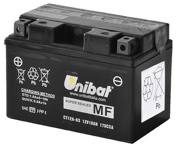 AKUMULATOR UNIBAT CT12A-BS 10Ah Suzuki GSF