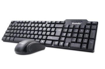 KLAWIATURA + MYSZKA PRZEWODOWY ZESTAW GAMING USB