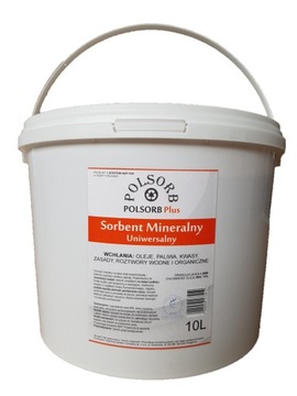Sorbent POLSORB PLUS wiaderko 10 L paliwa oleje