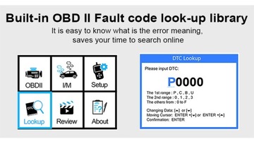 OBD2 Автомобильный диагностический сканер
