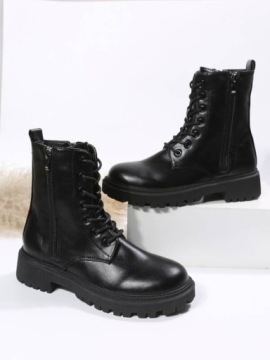 SHEIN ЧЕРНЫЕ БОТИЛЬОНЫ С ЗАВЯЗКАМИ R.41 Y015013