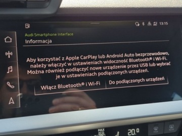 Audi A3 8V Sportback 5d Facelifting 1.5 35 TFSI 150KM 2020 Audi A3 Sportback Salon PolskaFaktura VATKameraVirtual 1.5 Benzyna 150KM, zdjęcie 24