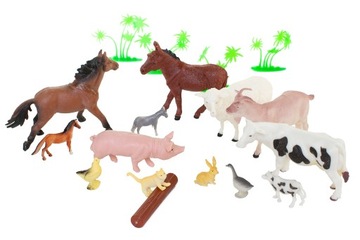 НАБОР ФИГУРКИ ЖИВОТНЫХ BIG ZOO ANIMALS 58 шт.