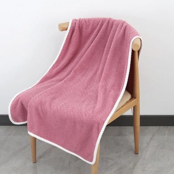 Women's bath towel can be wrapped in household