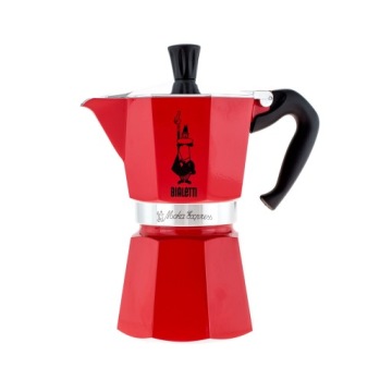 Kávovar Bialetti Moka Express 6tz červený