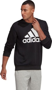 BLUZA MĘSKA ADIDAS ESSENTIAL SWEATSHIRT DRESOWA CZARNA r 2XL