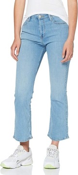 LEE spodnie HIGH blue jeans BREESE _ W30 L35