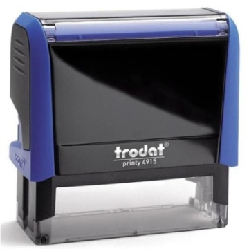TRODAT PRINTY 4915 СИНИЙ + ДИЗАЙНЕРСКАЯ ПЕЧАТЬ