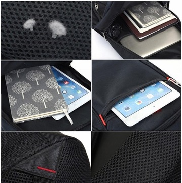 Plecak męski Męski laptop Komputer biznesowy Plecak Plecak Nastoletnie 580g